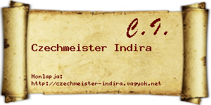 Czechmeister Indira névjegykártya